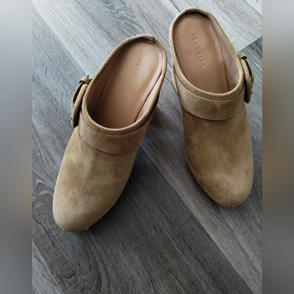 Veronica Beard Women Suede Dacey Clog - Picture 11 of 12